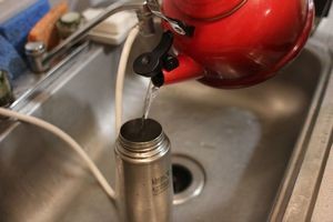 Как почистить термос от чайного налета