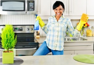 наведение чистоты на кухне